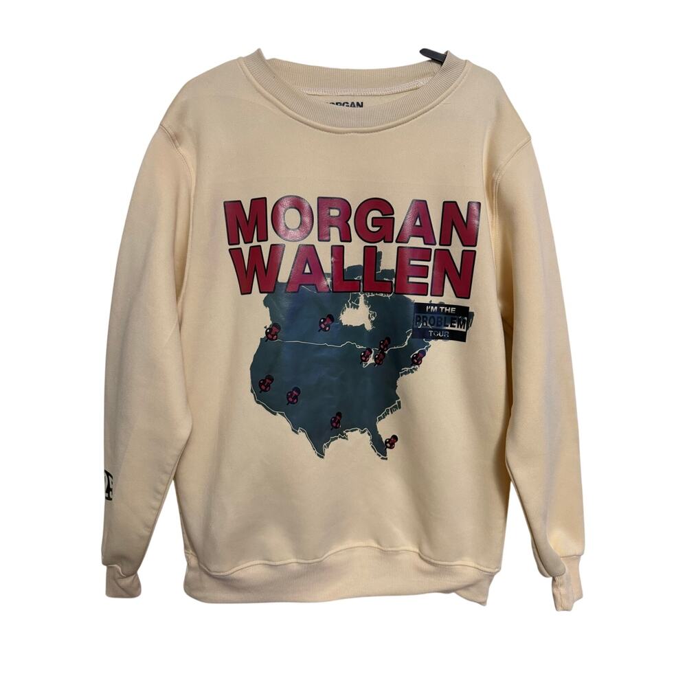 Morgan Wallen Im The Problem Tour 2025 Tour Crew Neck Womens Size M